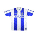 Camisola Retro FC Porto Principal 95/97, design em azul e branco, da marca Adidas, disponível na OLYMPIC STORE.