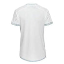 Camisola Universidad de Chile Away 24/25, vista traseira, design branco com detalhes azul.