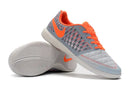 Chuteira Futsal Nike Lunar Gato IC Cinza e Laranja