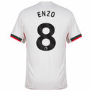 Camisa Chelsea away 25/26 com o nome Enzo e número 8 nas costas.