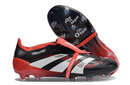 Chuteira Adidas 25 Predator Elite Tongue FG com design clássico e tecnologia de ponta.