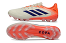 Chuteira Adidas Copa Pure III Elite AG - Coral Blaze Pack com design vibrante e sola AG para relvados sintéticos.