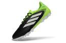 Chuteira Adidas Copa Pure III Elite AG - Preto e Amarelo, modelo leve e com tecnologia para desempenho em campo.