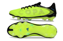 Chuteira Adidas Copa Pure III Elite FG - Verde e Preta com design inovador e sola FG para desempenho em campo.
