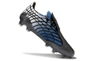 Chuteira Adidas F50 Elite FG Spider Preta, design inovador para futebol com tecnologia de controle de bola.