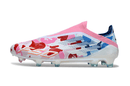 Chuteira Adidas F50 FG Elite Ed. "Bape" com design estilizado em cores vibrantes para futebol.