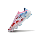 Chuteira Adidas F50 FG Elite Ed. "Bape" com design colorido e moderno, ideal para jogadores de futebol.