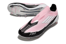 Chuteira Adidas F50 FG Elite Cinza e Preta, modelo esportivo com design moderno e tecnologia avançada.