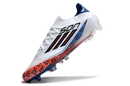 Chuteira Adidas F50 FG Elite Ed. "Son" Branca em destaque com design moderno e cores vibrantes.