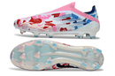Chuteira Adidas F50 FG Elite Ed. "Bape" com design exclusivo e sola FG para aderência em campo.