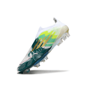 Chuteira Adidas F50 FG Elite - Ed. Especial "MO Salah" em destaque com design exclusivo e cores vibrantes.