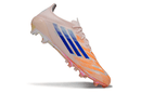 Chuteira Adidas F50 FG Elite - Laranja em destaque, apresentando design inovador e tecnologia avançada.