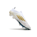 Chuteira Adidas F50 FG Elite - Ed. Especial "MO Salah" com design moderno e tecnologia de ponta para desempenho em campo.