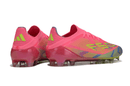 Chuteira Adidas F50 FG Elite Rosa com design arrojado e tecnologia de ponta, ideal para velocidade e controle em campo.