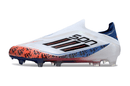 Chuteira Adidas F50 FG Elite Ed. "Son" Branca em destaque, ideal para desempenho em campo.