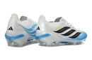 Chuteira Adidas Predator Elite FG 26 - Azul e Rosa com tecnologia Controlskin para perfeito controle de bola.