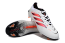 Chuteira Adidas Predator Elite FG 26 - Branca, Preta e Vermelha com design inovador e tecnologia Controlskin.