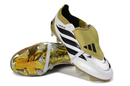 Chuteira Adidas Predator Elite FG 26 - Branca, Vermelha e Preta com design elegante e tecnologia Controlskin.
