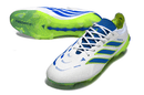 Chuteira Adidas Predator Elite FG 26 - "Finishers Steel" - Branca e Amarela com design moderno e tecnologia de ponta.