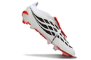 Chuteira Adidas Predator Elite FG 26 - "Finishers Steel" Branca com design inovador e cores vibrantes.
