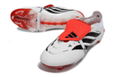 Chuteira Adidas Predator Elite FG 26 - "Finishers Steel" Branca com design inovador e tecnologia avançada para jogadores.