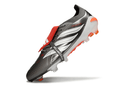 Chuteira Adidas Predator Elite FG 26 - "Finishers Steel" com design moderno e tecnologia para precisão em campo.