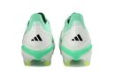 Chuteira Adidas Predator Elite FG 26 - Verde e Branca: vista traseira destacando o design e a tecnologia.
