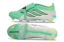 Chuteira Adidas Predator Elite FG 26 - Verde e Branca vista superior e inferior, design moderno e tecnológico.
