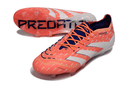 Chuteira Adidas Predator Elite FG - Laranja, com design otimizado para controle e precisão em campo.