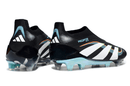 Chuteira Adidas Predator Elite FG LL - Preta e Branca com design elegante e tecnologia avançada