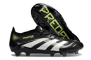 Chuteira Adidas Predator Elite FG - Preta e Amarela com design moderno e tecnologia inovadora