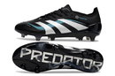 Chuteira Adidas Predator Elite FG - Preta e Branca Ed. "Mercedes" com design sofisticado e tecnologia de controle.