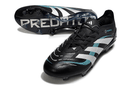 Chuteira Adidas Predator Elite FG - Preta e Branca Ed. "Mercedes" com design sofisticado e tecnologia avançada.