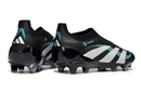 Chuteira Adidas Predator Elite FG - Preta e Branca com design inovador e desempenho em campo