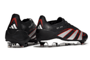 Chuteira Adidas Predator Elite FG - Preta com design moderno e tecnologia para controle e precisão no futebol.
