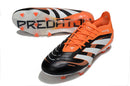 Chuteira Adidas Predator Elite FG - Preta e Laranja com design moderno e tecnologia avançada para controle em campo.