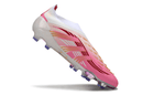 Chuteira Adidas Predator Elite FG LL - Rosa em design moderno e vibrante, ideal para destaque em campo.