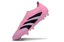 Chuteira Adidas Predator Elite FG - Rosa com design vibrante, tecnologia de ponta e estilo para desempenho em campo.