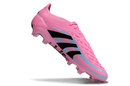 Chuteira Adidas Predator Elite FG - Rosa e Preta com design moderno e tecnologia de ponta para campo.