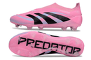 Chuteira Adidas Predator Elite FG - Rosa com design vibrante e tecnologia de ponta.
