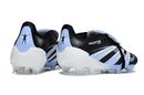 Chuteira Adidas Predator Elite FG Tongue Preta Ed. "Bellingham" vista traseira com design exclusivo e tecnologia de ponta.