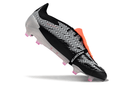 Chuteira Adidas Predator Elite Tongue FG - Preta e Cinza com design sofisticado e tecnologia avançada.