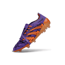 Chuteira Adidas Predator FT 30 Elite FG Tongue "Raphinha" em design roxo e laranja para futebolistas exigentes