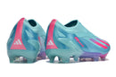 Chuteira Adidas X Crazyfast FG Elite .1 Rosa Miami com design inovador e tração excepcional em campo.