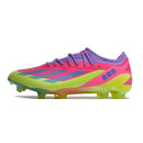 Chuteira Adidas X Crazyfast FG Elite .1 Rosa e Verde com design vibrante e tecnologia Speedframe.