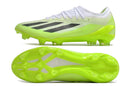 Chuteira Adidas X Crazyfast FG Elite .1 Verde lateral e sola em verde vibrante