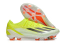 Chuteira Adidas X Crazyfast FG Elite .1 Verde em detalhe, ideal para desempenho em campo.