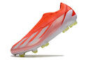 Chuteira Adidas X Crazyfast FG Elite .1 Vermelha com design aerodinâmico e sola FG para jogadores velozes.