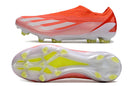 Chuteira Adidas X Crazyfast FG Elite .1 Vermelha com design aerodinâmico e sola FG para velocidade.