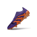 Chuteira Adidas Predator LL 30 Elite FG "Raphinha" em design roxo e laranja com tecnologia de alto desempenho.